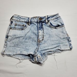 Bullhead Super High Rise Shortie Shorts Jrs Size 5